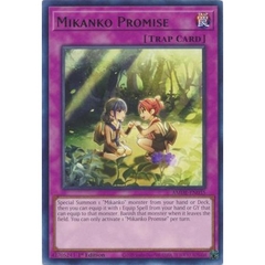 [ Bài Yugioh Chính Hãng ] Mikanko Promise - AMDE-EN035 - Rare 1st Edition