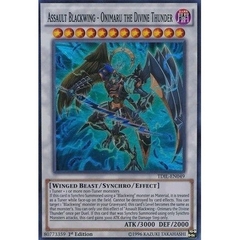 [ Bài Yugioh Chính Hãng ] Assault Blackwing - Onimaru the Divine Thunder - TDIL-EN049 - Super Rare 1st Edition