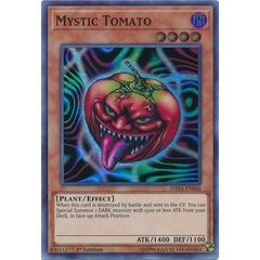 [ Bài Yugioh Chính Hãng ] Mystic Tomato - DASA-EN046 - Super Rare 1st Edition