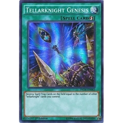[ Bài Yugioh Chính Hãng ] Tellarknight Genesis - INOV-EN062 - Super Rare 1st Edition