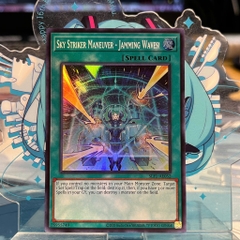 [ Bài Yugioh Chính Hãng ] SLF1-AE052 Sky Striker Maneuver - Jamming Waves! - Super Rare