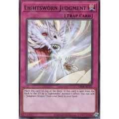 [ Bài Yugioh Chính Hãng ] CR04-AE121 Lightsworn Judgment - Rare