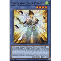 [ Bài Yugioh Chính Hãng ] Shinobaron Shade Peacock - AGOV-AE029 - Rare