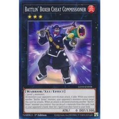 [ Bài Yugioh Chính Hãng ] Battlin' Boxer Cheat Commissioner - LD10-EN058 - Common 1st Edition