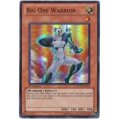 [ Bài Yugioh Chính Hãng ] Big One Warrior - DP10-EN015 - Super Rare 1st Edition