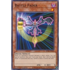 [ Bài Yugioh Chính Hãng ] Battle Fader - SDCK-EN010 - Common 1st Edition