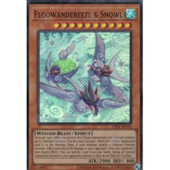 [ Bài Yugioh Chính Hãng ] CR05-AE150 Floowandereeze & Snowl - Super Rare