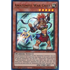 [ Bài Yugioh Chính Hãng ] Amazoness War Chief - MP23-EN221 - Ultra Rare 1st Edition