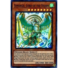 [ Bài Yugioh Chính Hãng ] Simorgh, Lord of the Storm - RIRA-EN021 - Super Rare 1st Edition