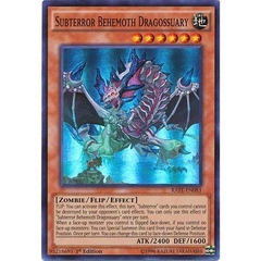 [ Bài Yugioh Chính Hãng ] Subterror Behemoth Dragossuary - RATE-EN083 - Super Rare 1st Edition