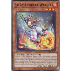 [ Bài Yugioh Chính Hãng ] SDSS-AE010 Salamangreat Weasel - Common