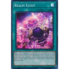 [ Bài Yugioh Chính Hãng ] Realm Elegy - AGOV-EN052 - Super Rare 1st Edition