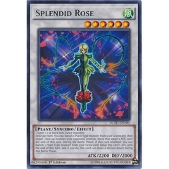 [ Bài Yugioh Chính Hãng ] Splendid Rose - LC5D-EN100 - Rare 1st Edition