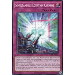 [ Bài Yugioh Chính Hãng ] LEDE-AE080 Simultaneous Equation Cannons - Common