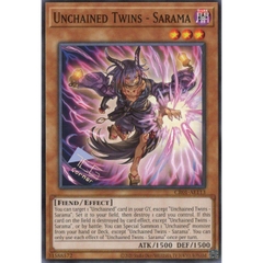 [ Bài Yugioh Chính Hãng ] CR01-AE113 Unchained Twins - Sarama (N)