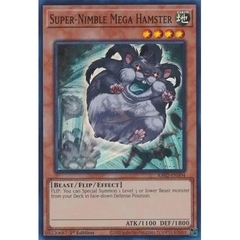 [ Bài Yugioh Chính Hãng ] Super-Nimble Mega Hamster - RA02-EN004 - 1st Edition