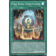 [ Bài Yugioh Chính Hãng ] CR04-AE198 Fire King Sanctuary - Super Rare