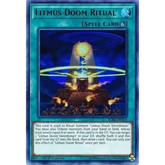 [ Bài Yugioh Chính Hãng ] Litmus Doom Ritual - BLRR-EN014 - Ultra Rare 1st Edition