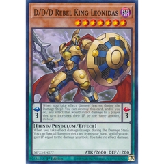 [ Bài Yugioh Chính Hãng ] D/D/D Rebel King Leonidas - MP23-EN277 - Common 1st Edition