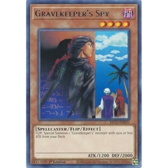 [ Bài Yugioh Chính Hãng ] Gravekeeper's Spy - KICO-EN031 - Rare 1st Edition