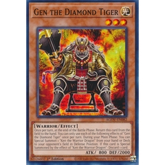 [ Bài Yugioh Chính Hãng ] Gen the Diamond Tiger - AGOV-EN082 - Common 1st Edition