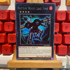 [ Bài Yugioh Chính Hãng ] Battlin' Boxer Lead Yoke - LD10-EN057 - Rare 1st Edition