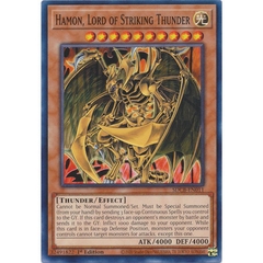[ Bài Yugioh Chính Hãng ] Hamon, Lord of Striking Thunder - SDCB-EN011 - Common 1st Edition