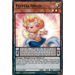 [ Bài Yugioh Chính Hãng ] Fluffal Angel - TOCH-EN020 - Super Rare 1st Edition