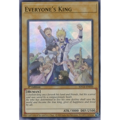 [ Bài Yugioh Chính Hãng ] Everyone's King - SDCK-EN050 - Ultra Rare 1st Edition
