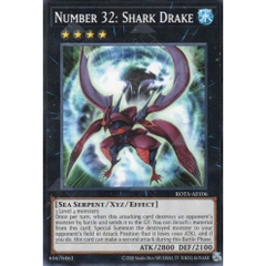 [ Bài Yugioh Chính Hãng ] ROTA-AE106 Number 32: Shark Drake - Common