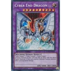 [ Bài Yugioh Chính Hãng ] Cyber End Dragon - SGX1-ENG21 - Secret Rare 1st Edition