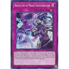[ Bài Yugioh Chính Hãng ] Ninjitsu Art of Mirage-Transformation - SHVA-EN015 - Secret Rare 1st Edition