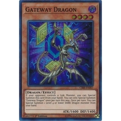 [ Bài Yugioh Chính Hãng ] Gateway Dragon - CIBR-EN007 - Super Rare 1st Edition
