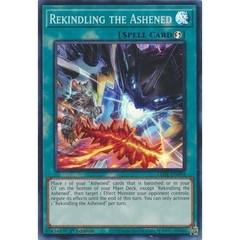 [ Bài Yugioh Chính Hãng ] Rekindling the Ashened - LEDE-EN094 - Super Rare 1st Edition