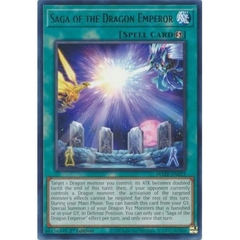 [ Bài Yugioh Chính Hãng ] Saga of the Dragon Emperor - MAZE-EN023 - Rare 1st Edition