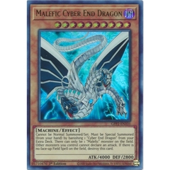 [ Bài Yugioh Chính Hãng ] Malefic Cyber End Dragon - GFP2-EN101 - Ultra Rare 1st Edition