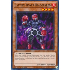 [ Bài Yugioh Chính Hãng ] Battlin' Boxer Headgeared - LD10-EN039 - Common 1st Edition