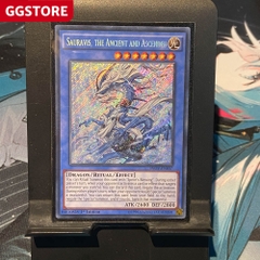 [ Bài Yugioh Chính Hãng ] Sauravis, the Ancient and Ascended - INOV-EN037 - Secret Rare 1st Edition
