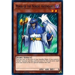 [ Bài Yugioh Chính Hãng ] Mimir of the Nordic Ascendant - LEHD-ENB09 - Common 1st Edition