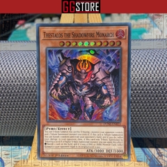 [ Bài Yugioh Chính Hãng ] Thestalos the Shadowfire Monarch - DUNE-EN023 - Super Rare 1st Edition