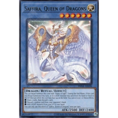 [ Bài Yugioh Chính Hãng ] PHNI-AE098 Saffira, Queen of Dragons - Rare
