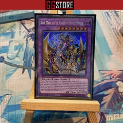 [ Bài Yugioh Chính Hãng ] Dark Magician the Knight of Dragon Magic - BLMR-EN001 - Secret Rare 1st Edition