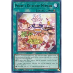 [ Bài Yugioh Chính Hãng ] Purrely Delicious Memory - AMDE-EN023 - Rare 1st Edition