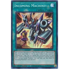 [ Bài Yugioh Chính Hãng ] Incoming Machine! - ROTA-EN050 - Super Rare 1st Edition