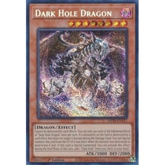 [ Bài Yugioh Chính Hãng ] Dark Hole Dragon - MP24-EN117 - Prismatic Secret Rare 1st Edition