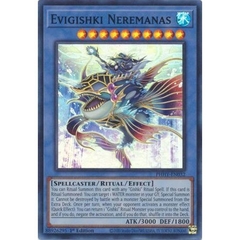 [ Bài Yugioh Chính Hãng ] Evigishki Neremanas - PHHY-EN032 - Super Rare 1st Edition