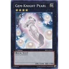[ Bài Yugioh Chính Hãng ] Gem-Knight Pearl - BP01-EN031 - Rare 1st Edition