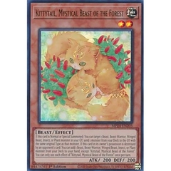 [ Bài Yugioh Chính Hãng ] Kittytail, Mystical Beast of the Forest - MP24-EN205 - Ultra Rare 1st Edition