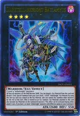 [ Bài Yugioh Chính Hãng ] Darktellarknight Batlamyus - INOV-EN051 - Ultra Rare 1st Edition