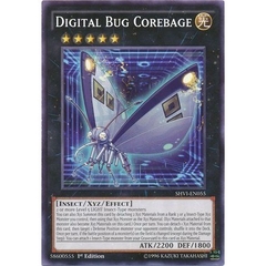 [ Bài Yugioh Chính Hãng ] Digital Bug Corebage - SHVI-EN055 - Common 1st Edition